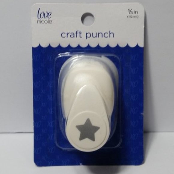 Lever Action Craft Paper Punch Small Star - Picture 1 of 8